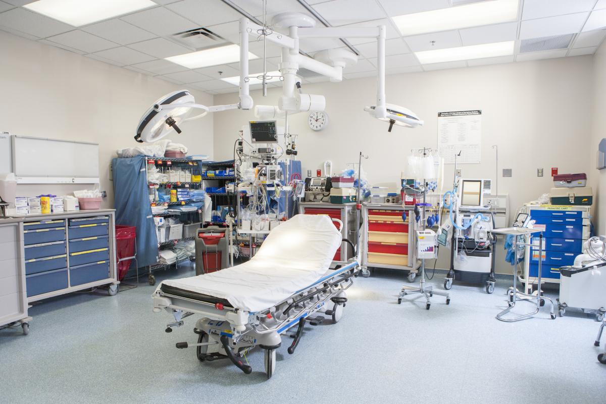 Emergency room Emergency room for a patient