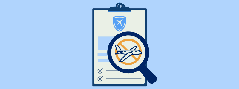 Background for 旅游保险是否承保航班取消?