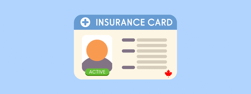 Active Canadian provincial health insurance card.